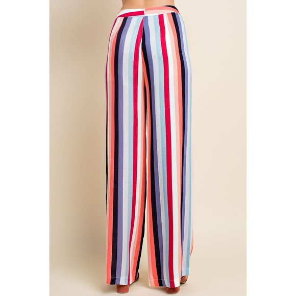 Honey Punch Striped Pants - Picture 3 of 5